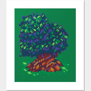 TREE 8 BIT Posters and Art